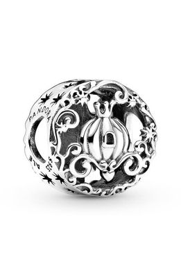 PANDORA Disney® Cinderella Midnight Pumpkin Charm in Silver