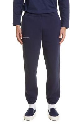 PANGAIA 365 Signature Unisex Recycled & Organic Cotton Track Pants in Navy
