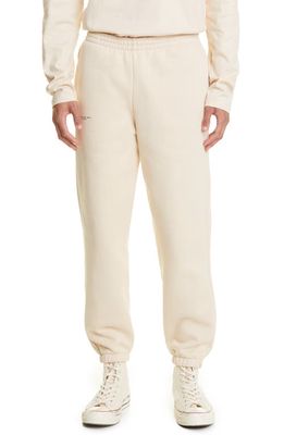 PANGAIA 365 Signature Unisex Recycled & Organic Cotton Track Pants in Sand