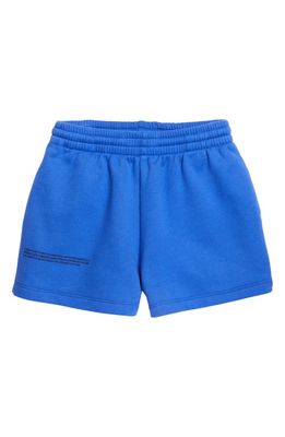 PANGAIA Kids' 365 Organic Cotton Shorts in Blue