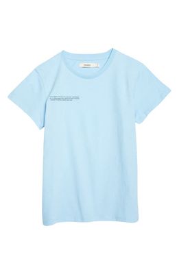 PANGAIA Kids' 365 PPRMINT&trade; Organic Cotton T-Shirt in Celestial Blue