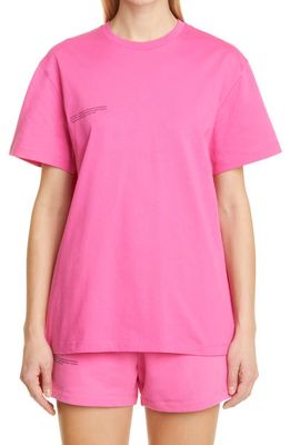 PANGAIA PPRMINT Unisex Organic Cotton T-Shirt in Flamingo Pink