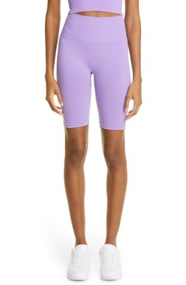 PANGAIA PPRMINT&trade; Unisex Bike Shorts in Dark Orchid Purple