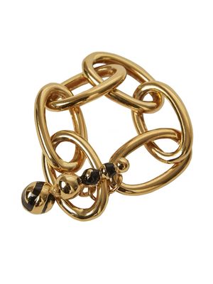 Paola Sighinolfi Athenea sculpted chain-detail bracelet - Gold