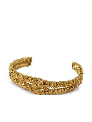 Paola Sighinolfi Ocaso textured bracelet - Gold