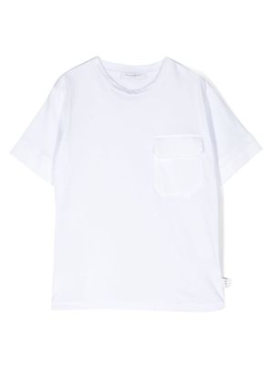 Paolo Pecora Kids chest flap-pocket T-shirt - White