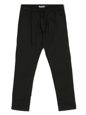 Paolo Pecora Kids drawstring-fastening trousers - Black