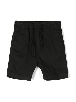 Paolo Pecora Kids drawstring-waist casual shorts - Black