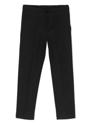 Paolo Pecora Kids elasticated-waistband tailored trousers - Black