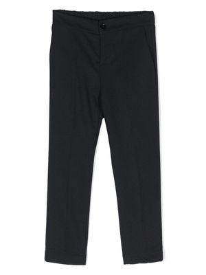 Paolo Pecora Kids elasticated-waistband tailored trousers - Blue