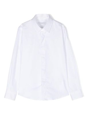 Paolo Pecora Kids embroidered-motif shirt - White