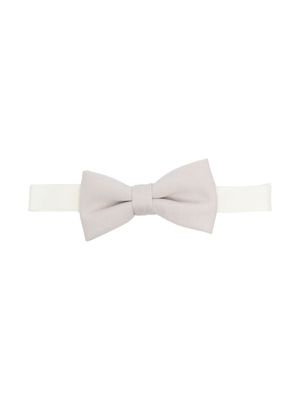 Paolo Pecora Kids grosgrain ribbon-band bow tie - Neutrals