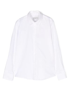 Paolo Pecora Kids long-sleeve button-up shirt - White