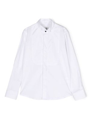 Paolo Pecora Kids long-sleeve cotton shirt - White
