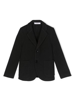 Paolo Pecora Kids notched-lapel single-breasted blazer - Black