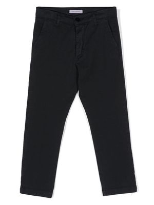 Paolo Pecora Kids pressed-crease trousers - Blue