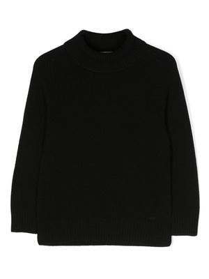 Paolo Pecora Kids roll-neck pullover jumper - Black