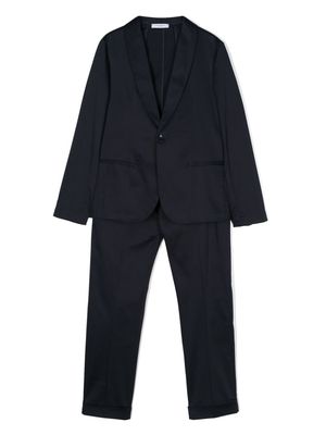 Paolo Pecora Kids single-breasted suit - Blue