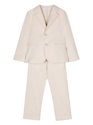 Paolo Pecora Kids single-breasted suit - Neutrals