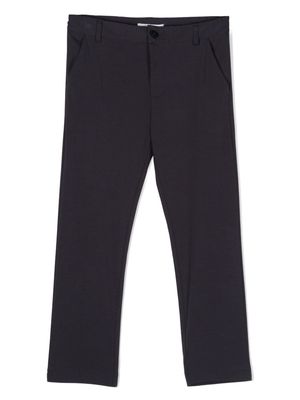 Paolo Pecora Kids slim-cut smart trousers - Blue