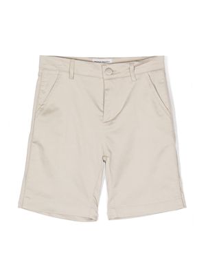 Paolo Pecora Kids straight-leg stretch-cotton shorts - Neutrals