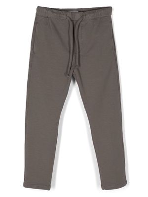 Paolo Pecora Kids stretch-cotton drawstring trousers - Grey