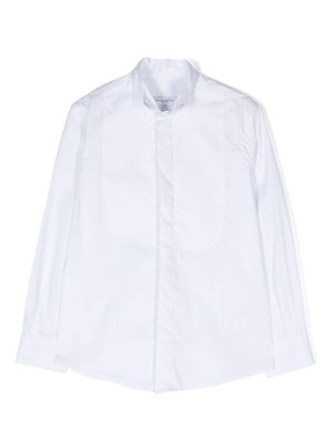 Paolo Pecora Kids wingtip-collar poplin shirt - White