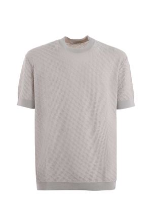 Paolo Pecora T-shirt In Light Cotton Thread