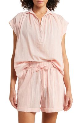 Papinelle Emma Organic Cotton Short Pajamas in Pink