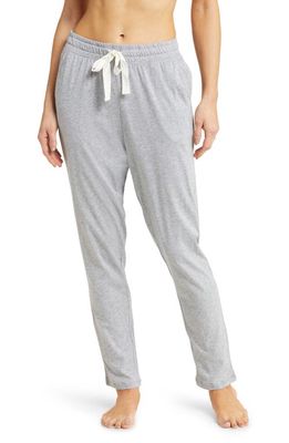 Papinelle Jada Organic Cotton Knit Pajama Pants in Dark Grey