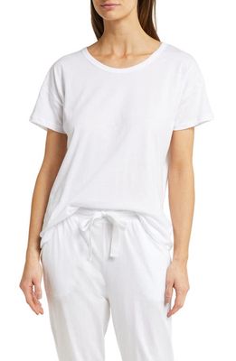 Papinelle Jada Organic Cotton Pajama Top in White