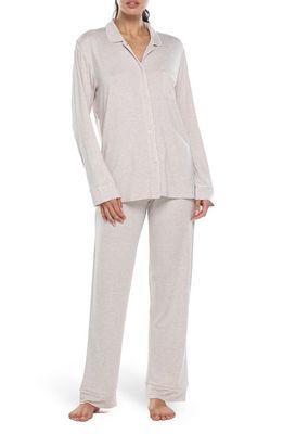 Papinelle Kate Jersey Pajamas in Latte
