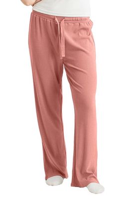 Papinelle Luxe Rib Pajama Pants in Soft Cinnamon