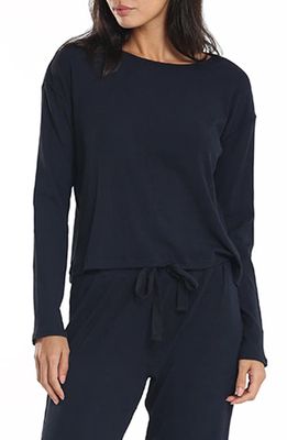 Papinelle Luxe Rib Pajamas in Black