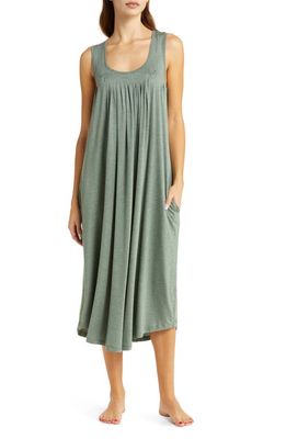 Papinelle Pleated Nightgown in Moss