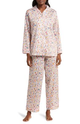 Papinelle Star Print Cotton Sateen Pajamas in Multi