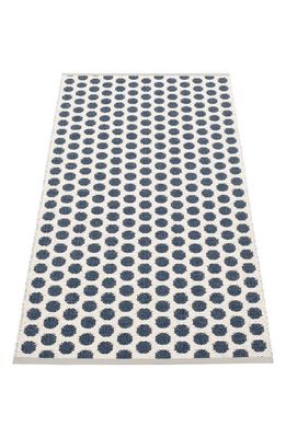 PAPPELINA Noa Polka Dot Indoor/Outdoor Rug in Blue Tones 