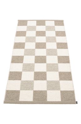 PAPPELINA Pix Reversible Indoor/Outdoor Rug in Brown Tones 