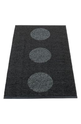 PAPPELINA Vera 2.0 Indoor/Outdoor Rug in Black Tones 