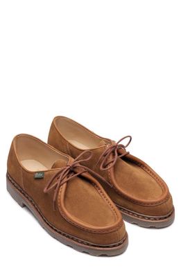 PARABOOT Michael Suede Derby in Velours Whisky