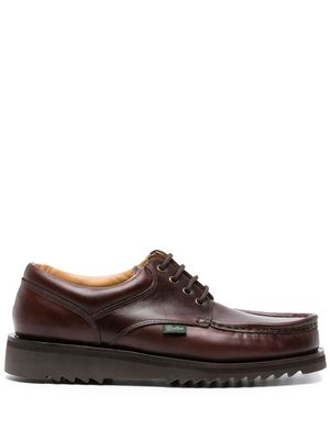 Paraboot Thiers leather boat shoes - Brown