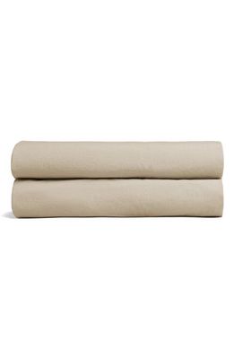 PARACHUTE Brushed Cotton Fitted Sheet in Latte
