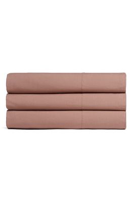 Parachute Cotton Percale Top Sheet in Clay