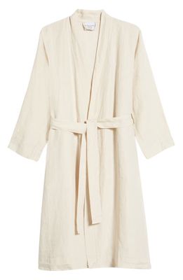 Parachute Gender Inclusive Linen Robe in Bone