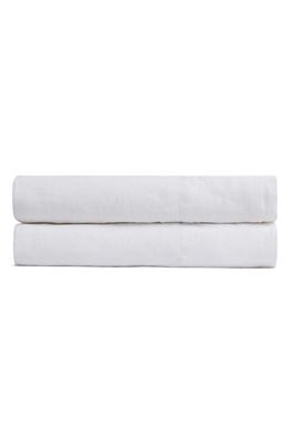 PARACHUTE Linen Fitted Sheet in White