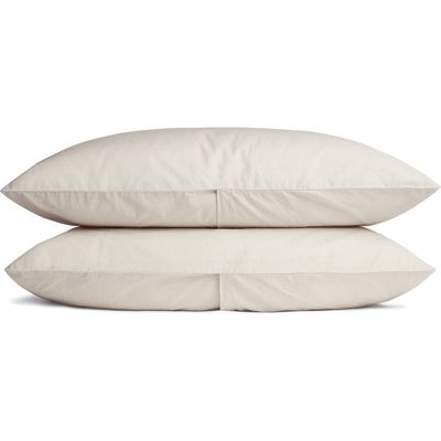 Parachute Percale Pillowcases in Bone