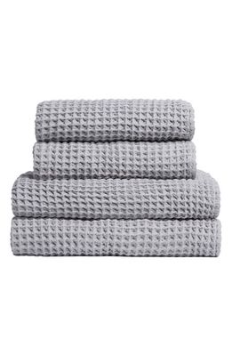 Parachute Turkish Cotton Waffle Hand Towel in Grey