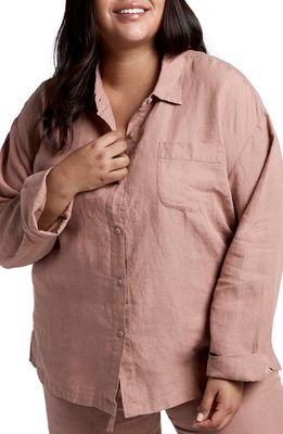 Parachute Women's Linen Shirt in Clay