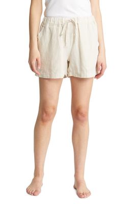 PARACHUTE Women's Linen Shorts in Bone