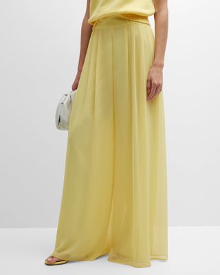 Parade Pleated Wide-Leg Pants